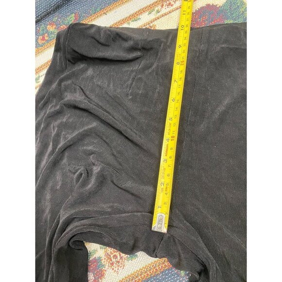 Chico's Travelers Black Slinky Pull on Pants Women 6 Knit Career Neutral Stretch - Picture 9 of 13